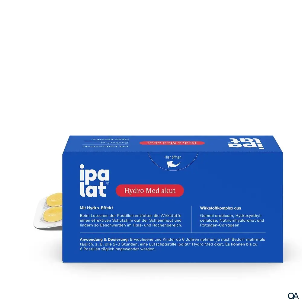 ipalat® Hydro Med akut Lutschpastillen