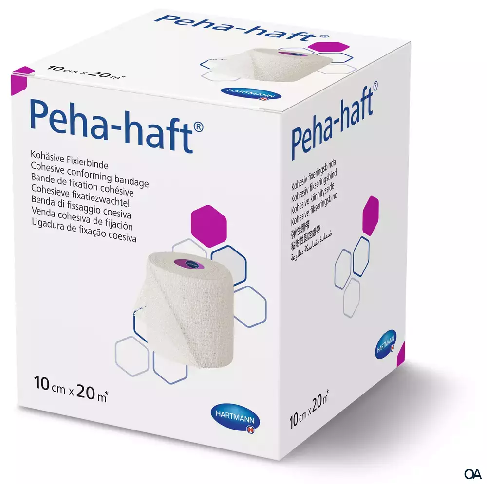 Peha-haft® latexfrei kohäsive Fixierbinde 10 cm x 20 m