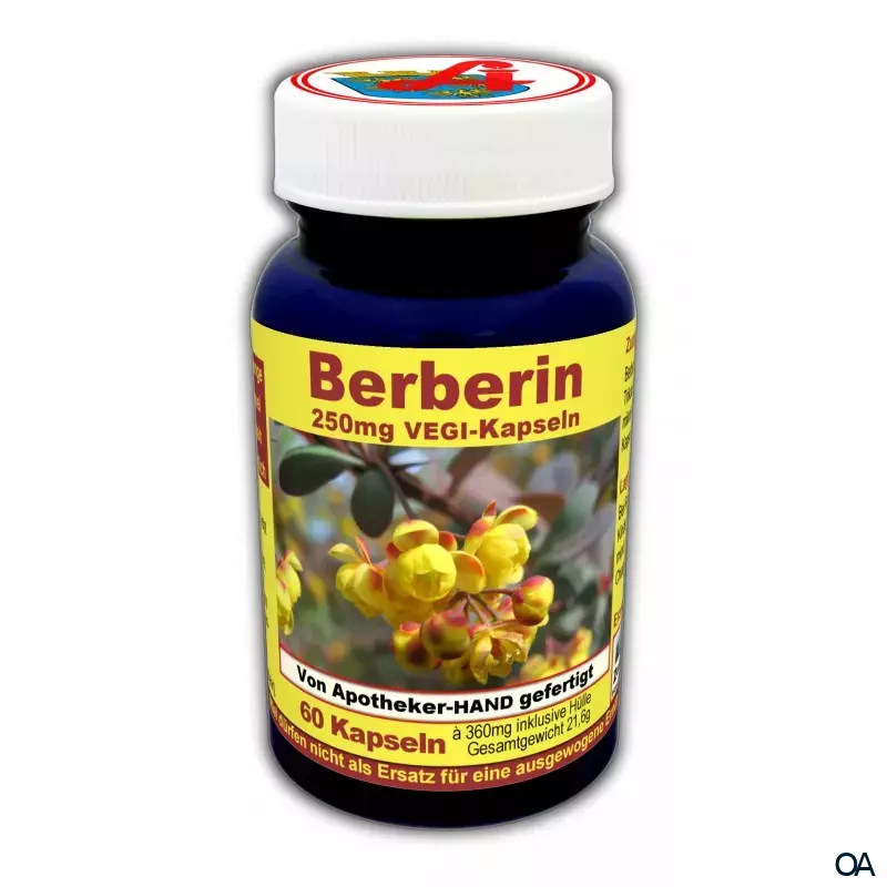 Berberin 250 mg Vegi-Kapseln