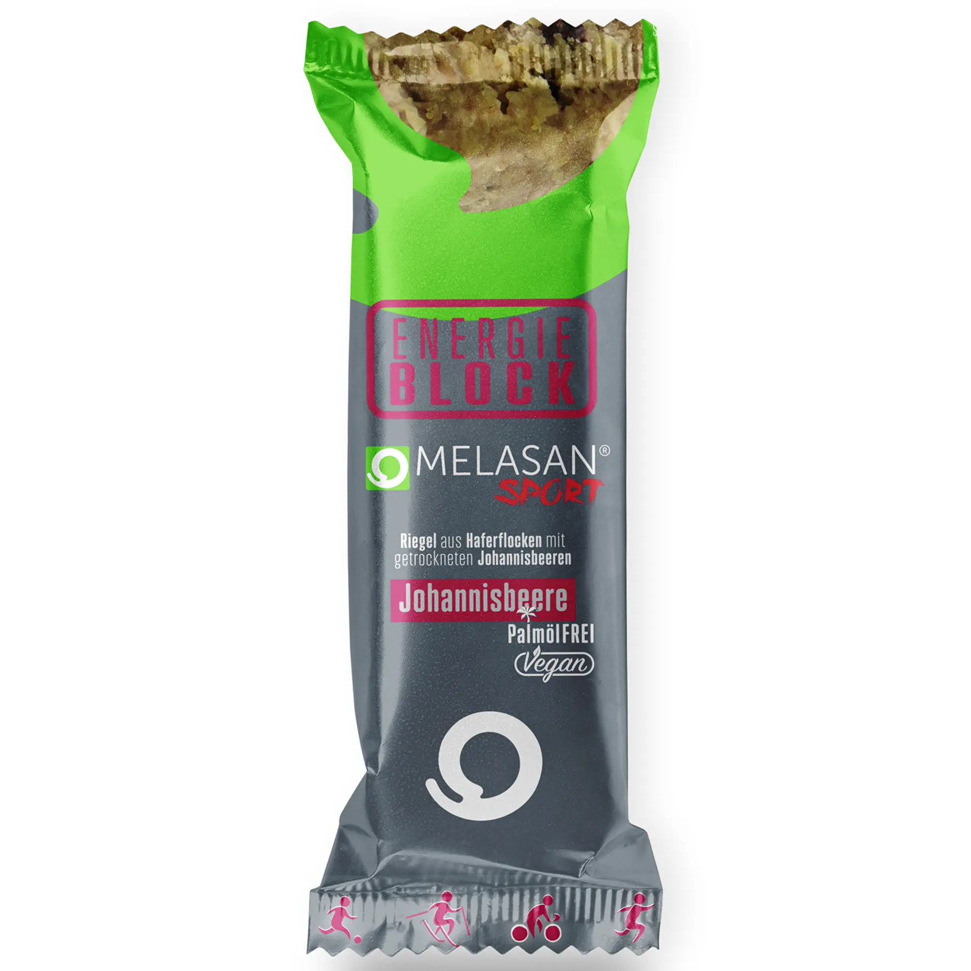 Melasan Sport Energieblock Johannisbeere 65 g Melasan Sport Energieblock Johannisbeere 65 g