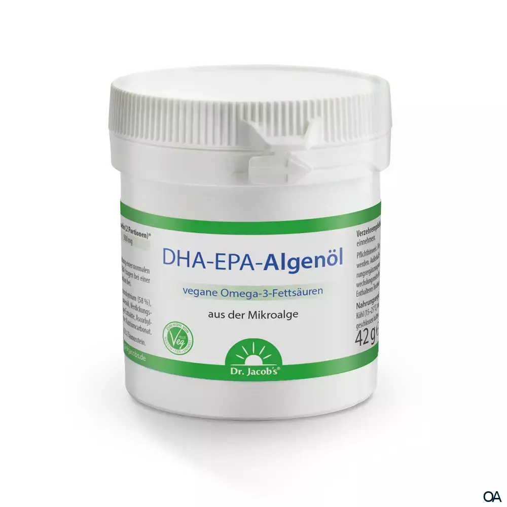 Dr. Jacob‘s DHA-EPA-Algenöl Kapseln Dr. Jacob‘s DHA-EPA-Algenöl Kapseln