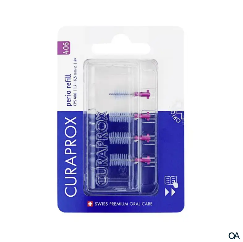 Curaprox Interdentalbürsten CPS 406 Perio Refill - fuchsia Curaprox Interdentalbürsten CPS 406 Perio Refill - fuchsia