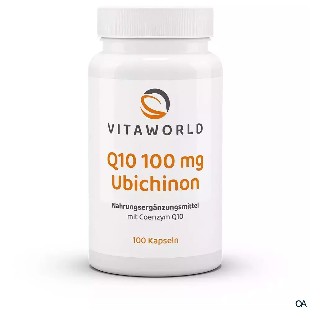 Vitaworld Coenzym Q10 100 mg Ubichinon Kapseln