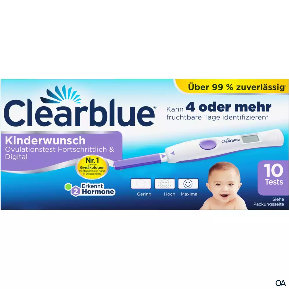 Clearblue Ovulationstest Fortschrittlich & Digital Clearblue Ovulationstest Fortschrittlich & Digital
