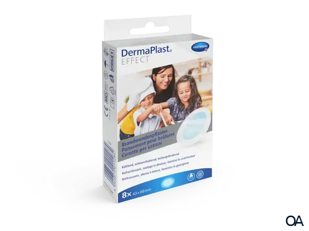 DermaPlast® Effect Brandwundenpflaster steril, 68 x 43 mm DermaPlast® Effect Brandwundenpflaster steril, 68 x 43 mm