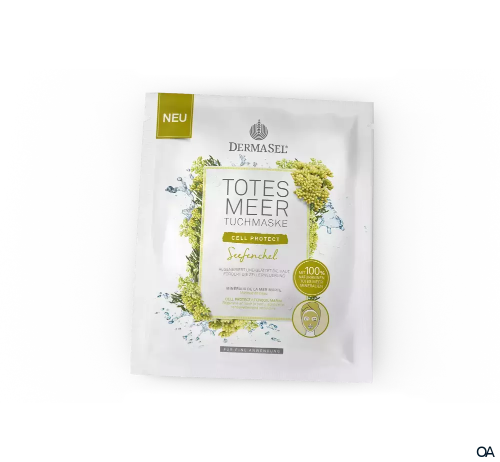 DermaSel® Totes Meer Tuchmaske Seefenchel
