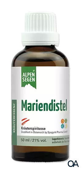 Alpensegen Mariendistel Kräuterspirituose Alpensegen Mariendistel Kräuterspirituose