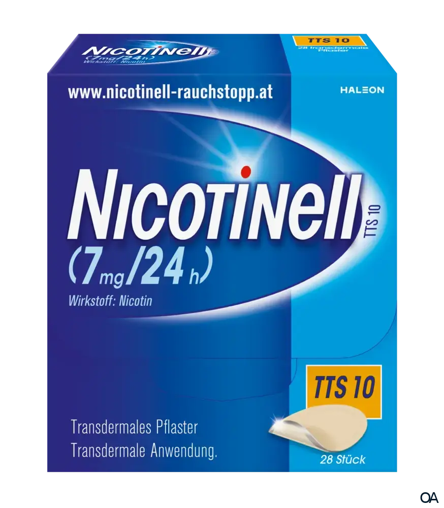 Nicotinell® TTS 10 (7 mg/24 h) transdermale Pflaster 