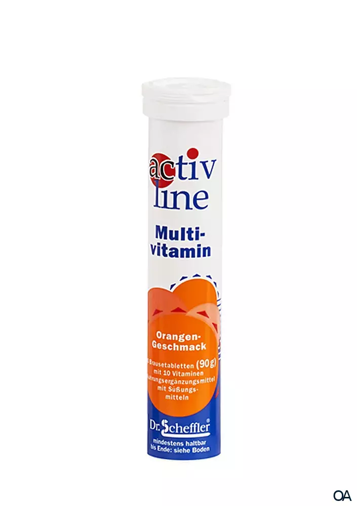 ADDITIVA® Activline Multivitamin Brausetabletten - Orange ADDITIVA® Activline Multivitamin Brausetabletten - Orange