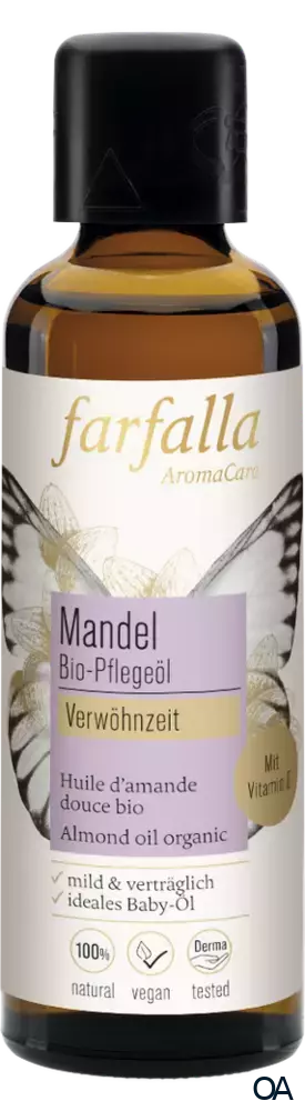 Farfalla Mandel, Bio-Pflegeöl, Verwöhnzeit Farfalla Mandel, Bio-Pflegeöl, Verwöhnzeit