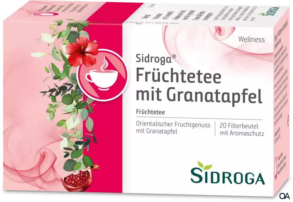 Sidroga® Früchtetee mit Granatapfel Sidroga® Früchtetee mit Granatapfel