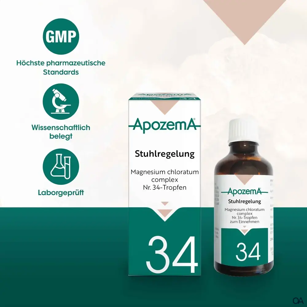 Apozema® Stuhlregelung Magnesium chloratum complex Nr. 34 Tropfen zum Einnehmen