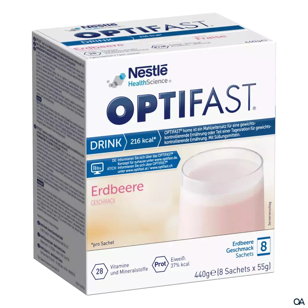 OPTIFAST® Drink Erdbeere 8x55g