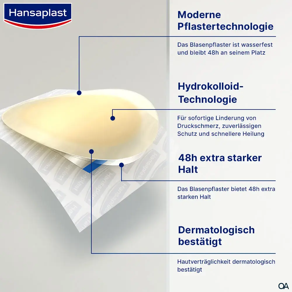 Hansaplast Blasen-Pflaster groß - Ferse
