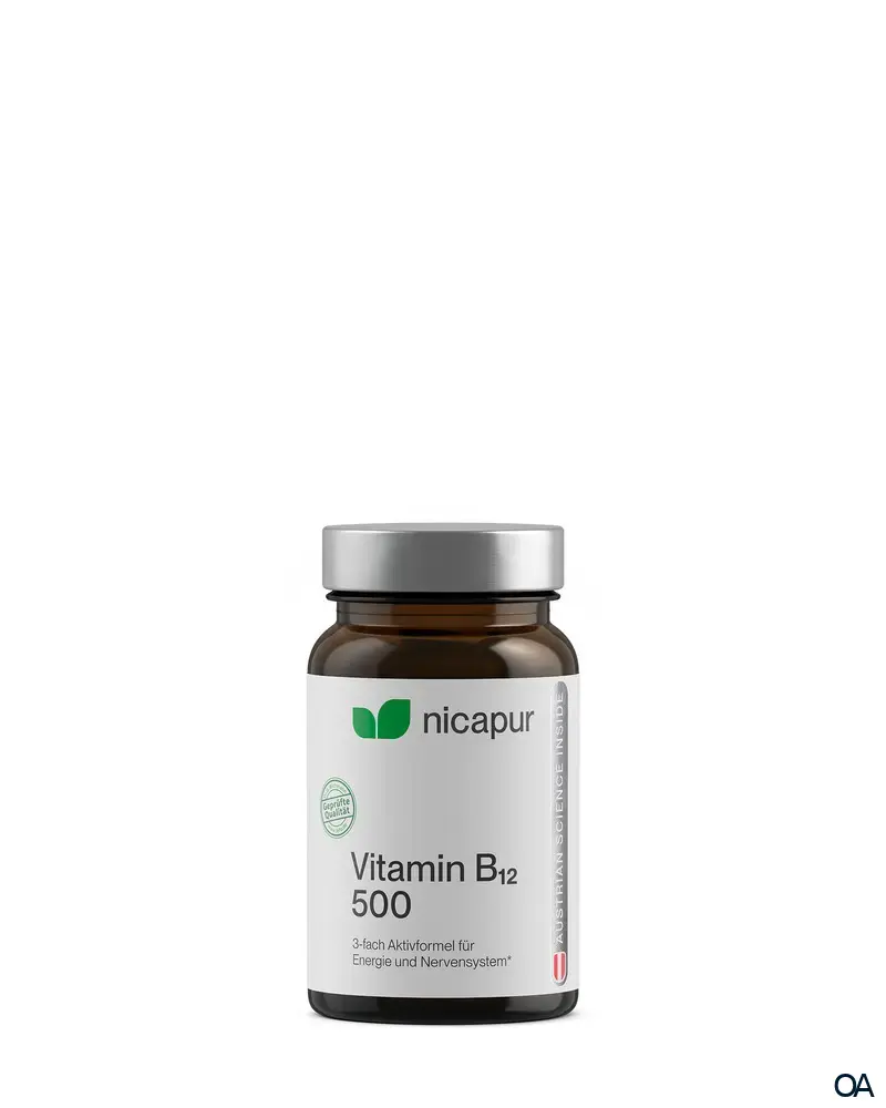 NICApur Vitamin B12 500 Kapseln