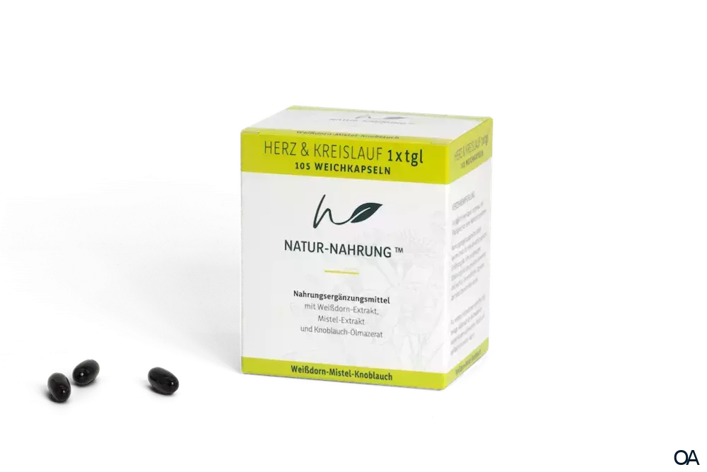 Natur-Nahrung Herz & Kreislauf 1 x täglich Weichkapseln