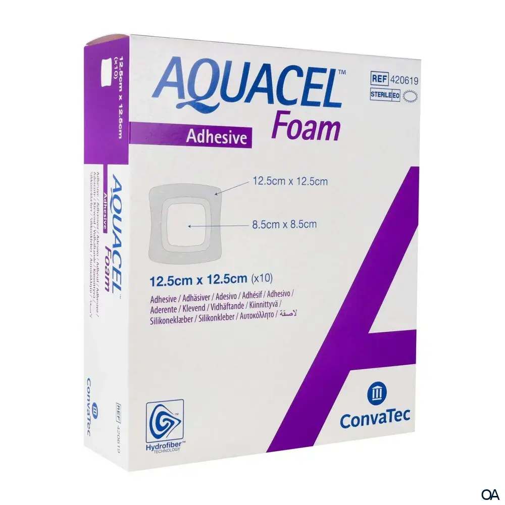 ConvaTec Aquacel® Foam adhäsiv steriler Schaumverband 12,5 x 12,5 cm