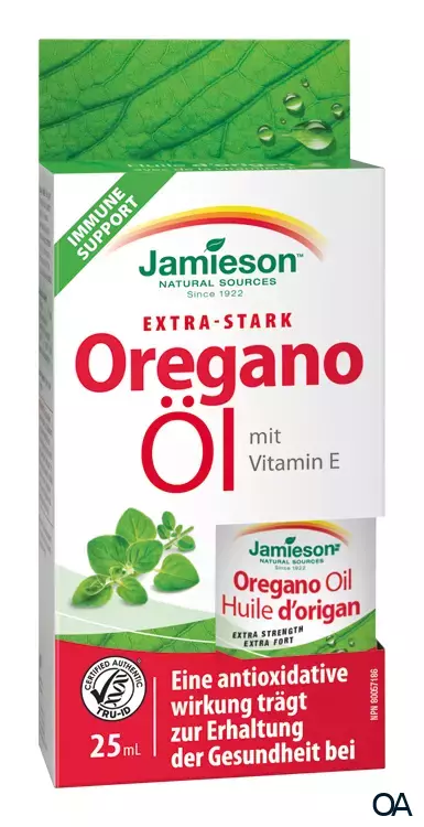 Jamieson extra starkes Oregano-Öl mit Vitamin E