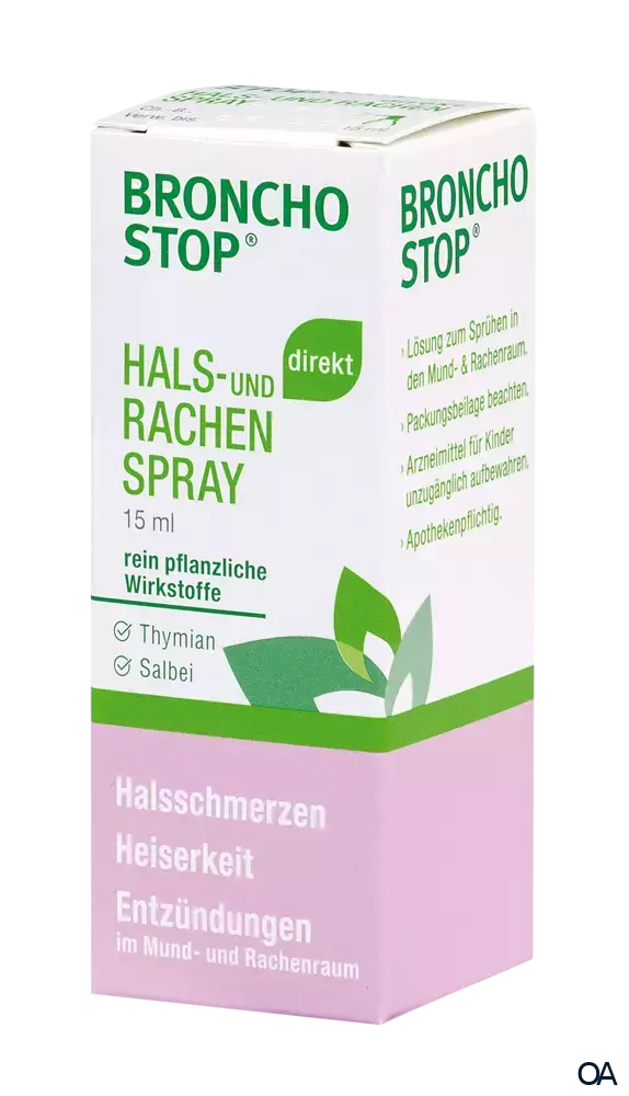 BRONCHOSTOP® direkt Hals- und Rachenspray* BRONCHOSTOP® direkt Hals- und Rachenspray*