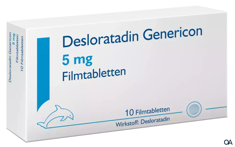 Desloratadin Genericon® 5 mg Filmtabletten