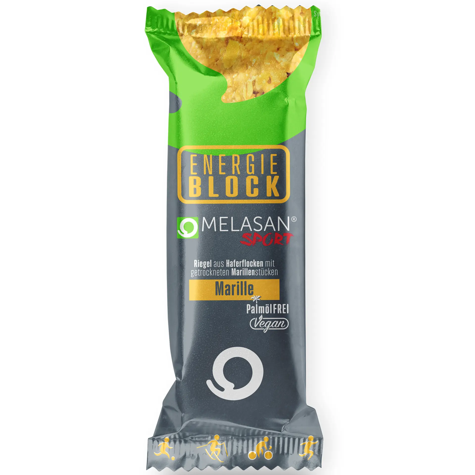 Melasan Sport Energieblock Marille 65 g Melasan Sport Energieblock Marille 65 g