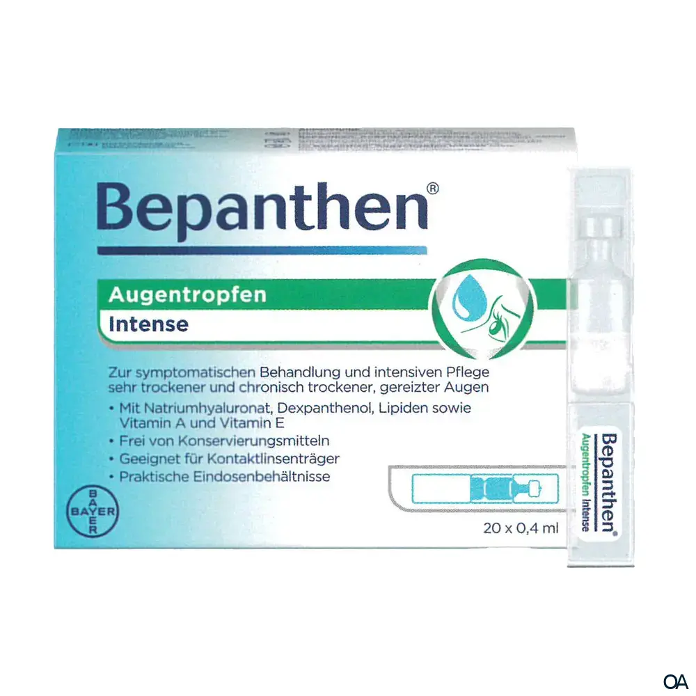 Bepanthen® Augentropfen Intense Einzeldosen á 0,4 ml