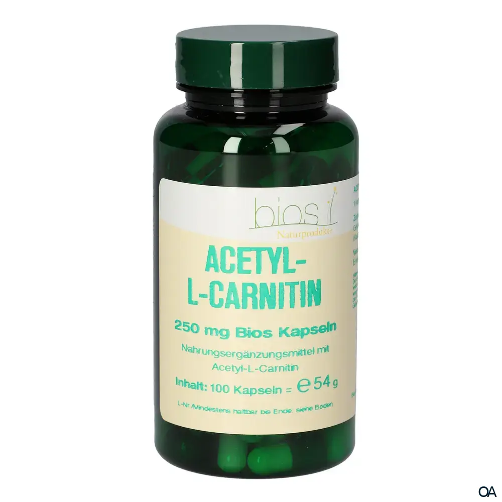 Bios Acetyl-L-Carnitin 250 mg Kapseln