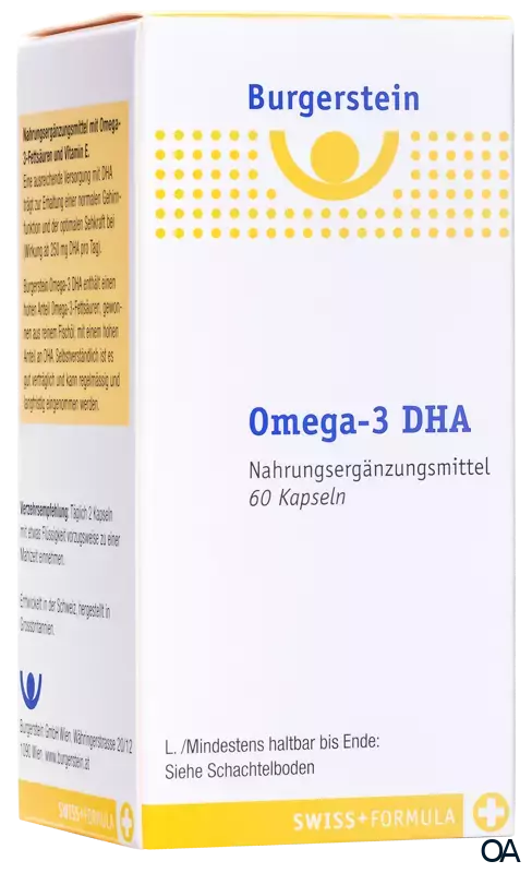 Burgerstein Omega-3 DHA Kapseln Burgerstein Omega-3 DHA Kapseln