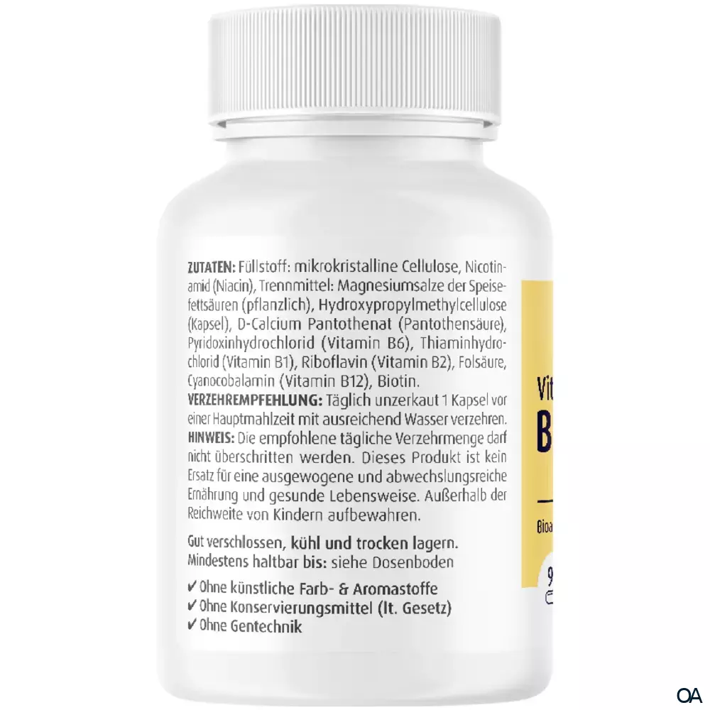 ZeinPharma Vitamin B-Komplex Forte + Biotin Kapseln