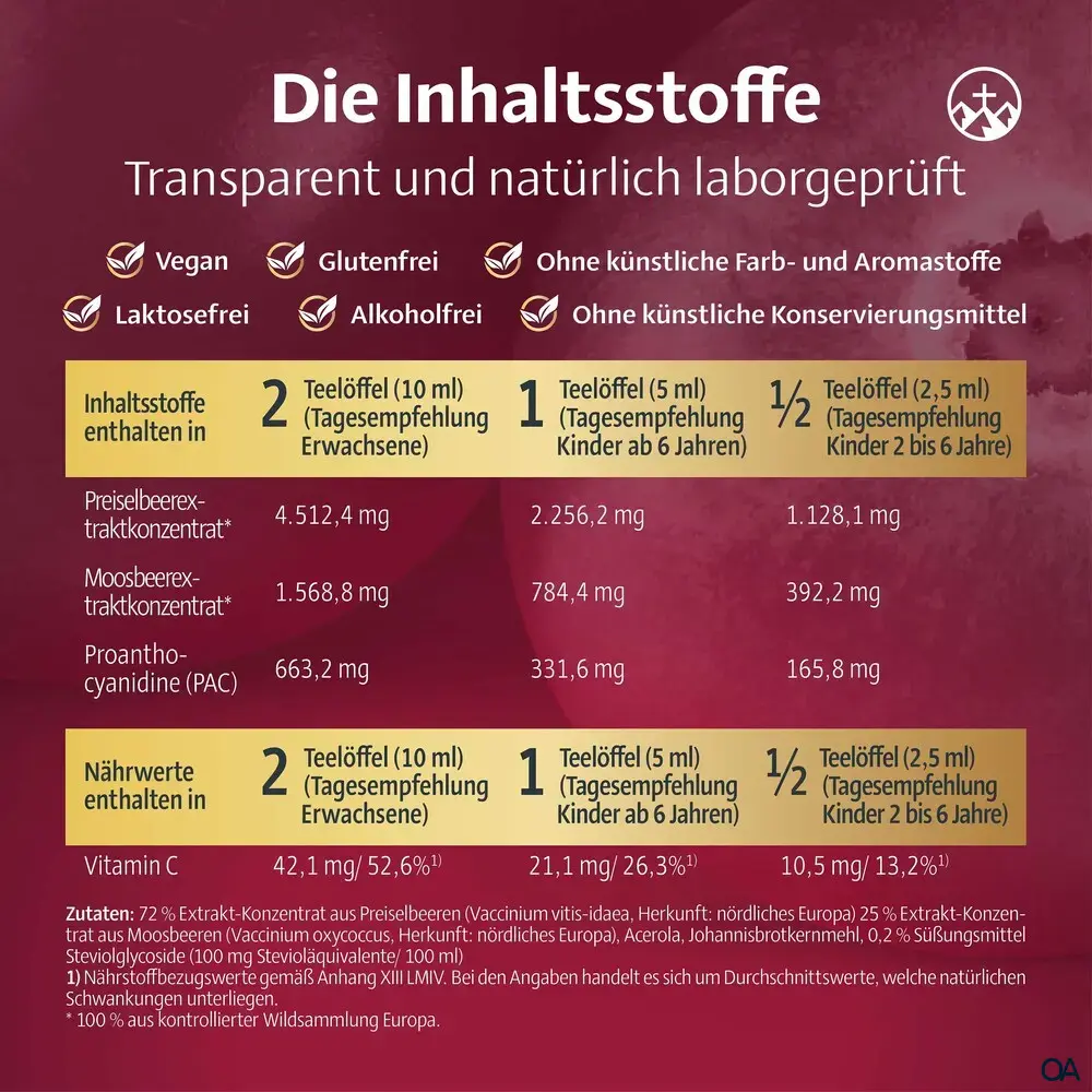 Alpinamed® Preiselbeer Trink-Konzentrat