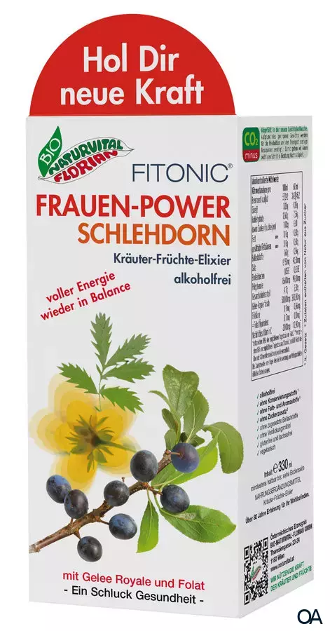 Bio Naturvital Florian Fitonic Frauen-Power Rotklee Bio-Kräuter-Früchte-Elixier Bio Naturvital Florian Fitonic Frauen-Power Rotklee Bio-Kräuter-Früchte-Elixier