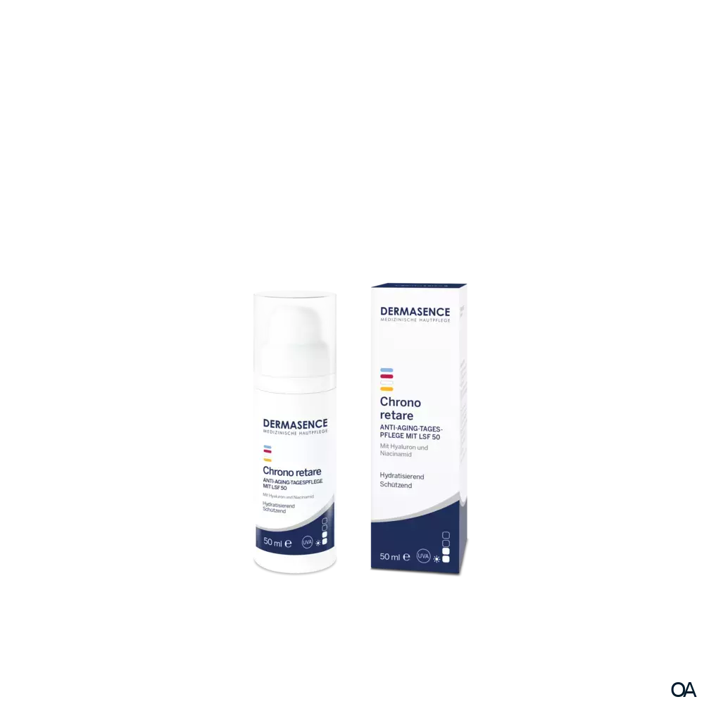 Dermasence Chrono retare Anti-Aging-Tagespflege mit LSF 50 Dermasence Chrono retare Anti-Aging-Tagespflege mit LSF 50