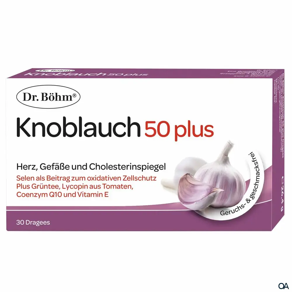 Dr. Böhm® Knoblauch 50 plus Dragees Dr. Böhm® Knoblauch 50 plus Dragees