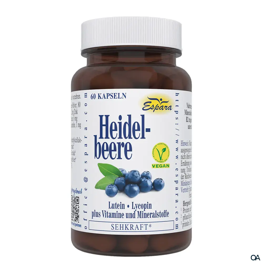 Espara Heidelbeere Kapseln Espara Heidelbeere Kapseln