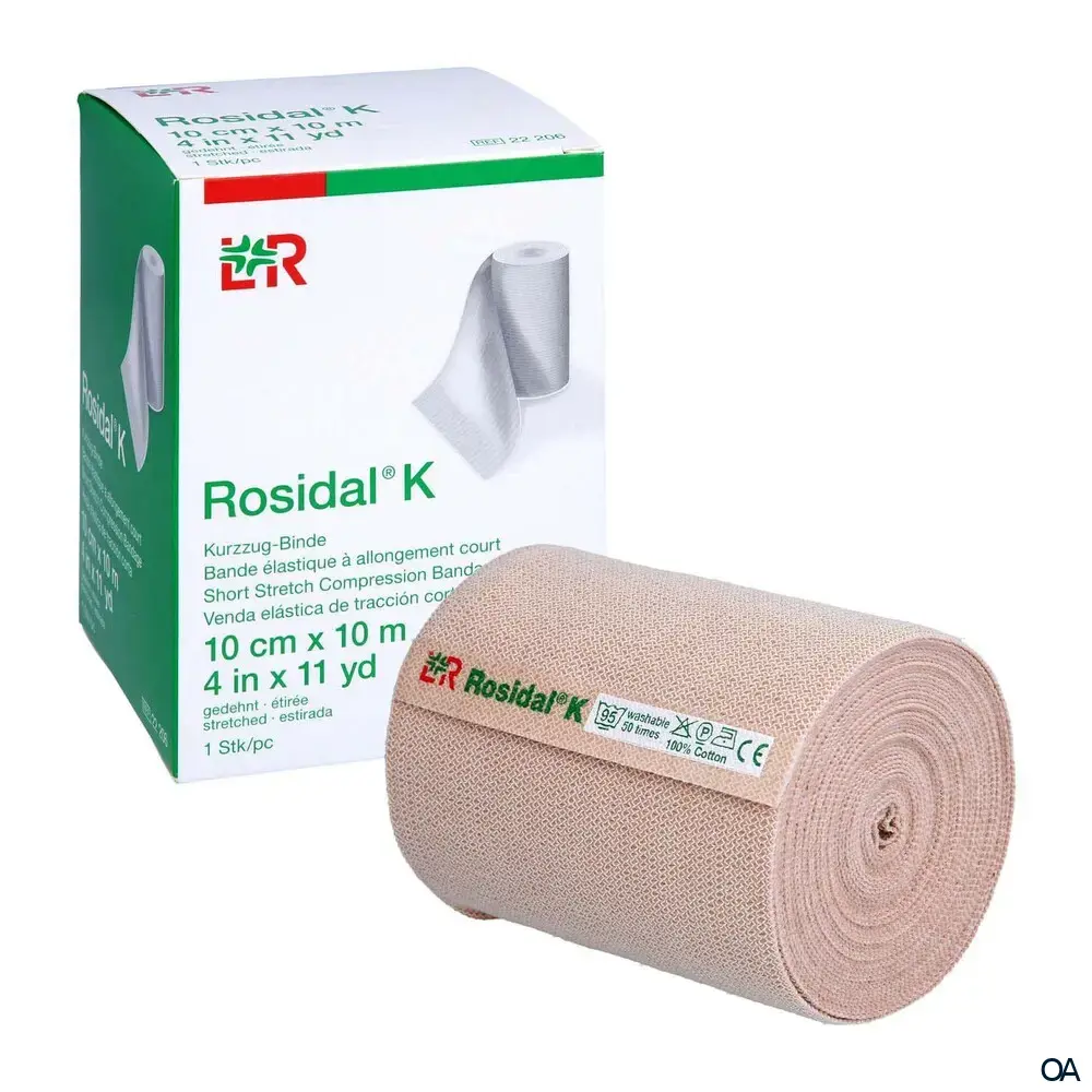 Rosidal® K (kräftig) Kurzzugbinde 10 cm x 10 m