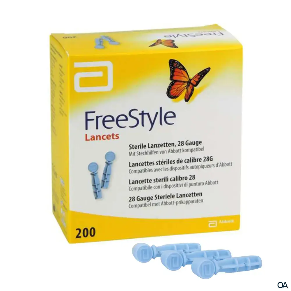 Abbott FreeStyle Lanzetten steril, 28 G Abbott FreeStyle Lanzetten steril, 28 G