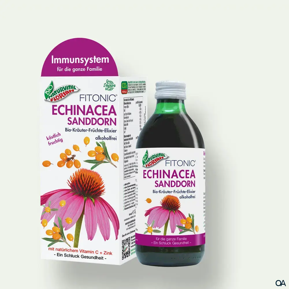 Bio Naturvital Florian Fitonic Echinacea Granatapfel Kräuter-Früchte-Elixier