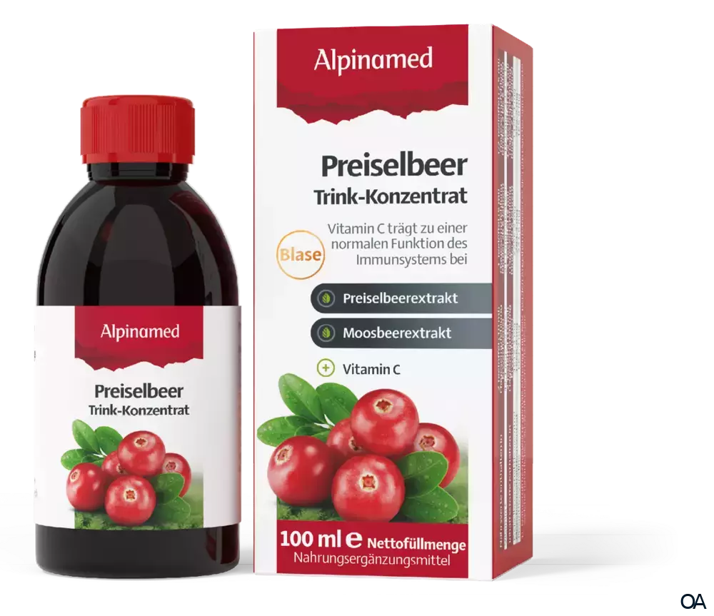 Alpinamed® Preiselbeer Trink-Konzentrat Alpinamed® Preiselbeer Trink-Konzentrat