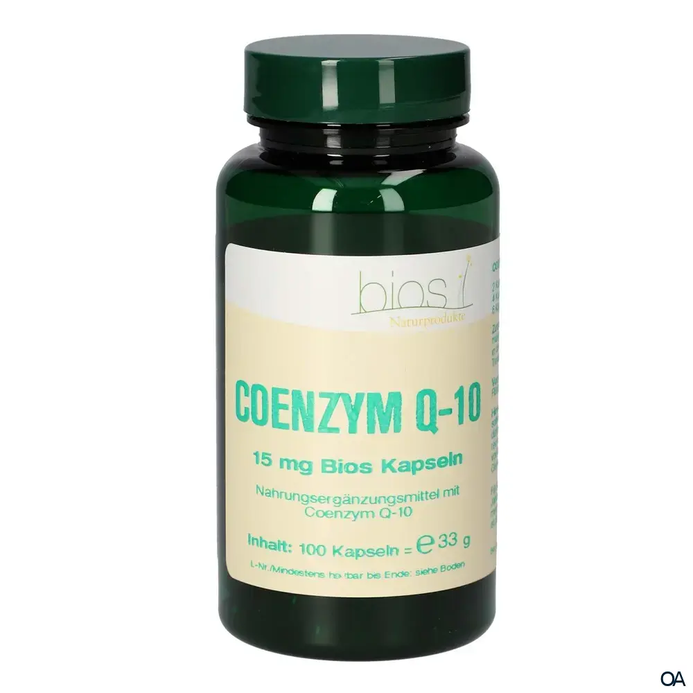 Bios Coenzym Q-10 15 mg Kapseln Bios Coenzym Q-10 15 mg Kapseln