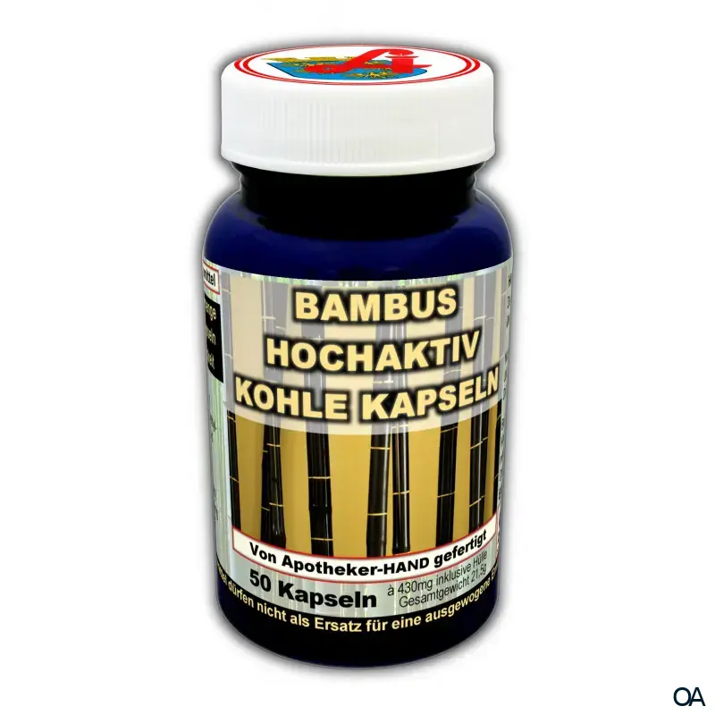 Bambus Hochaktiv Kohle Kapseln