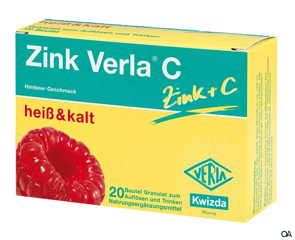 ZINK VERLA® C 5 mg Granulat Himbeer