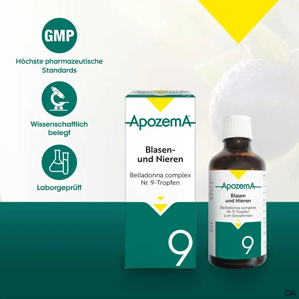 Apozema® Blasen- und Nieren Belladonna complex Nr. 9 Tropfen zum Einnehmen