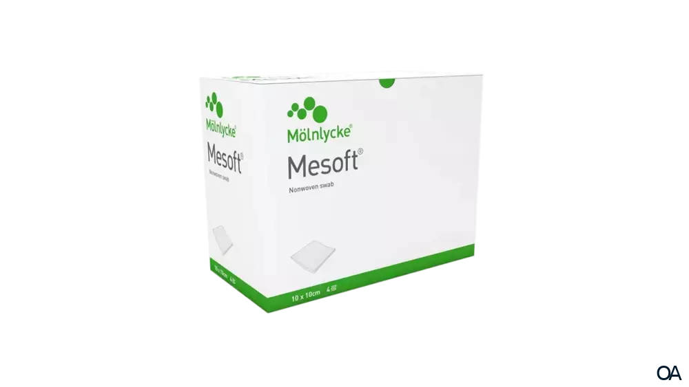 Mesoft® Vlieskompressen steril 10 x 10 cm, 75 x 2 Stück