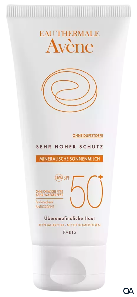 Avène mineralische Sonnenmilch SPF 50+ Avène mineralische Sonnenmilch SPF 50+