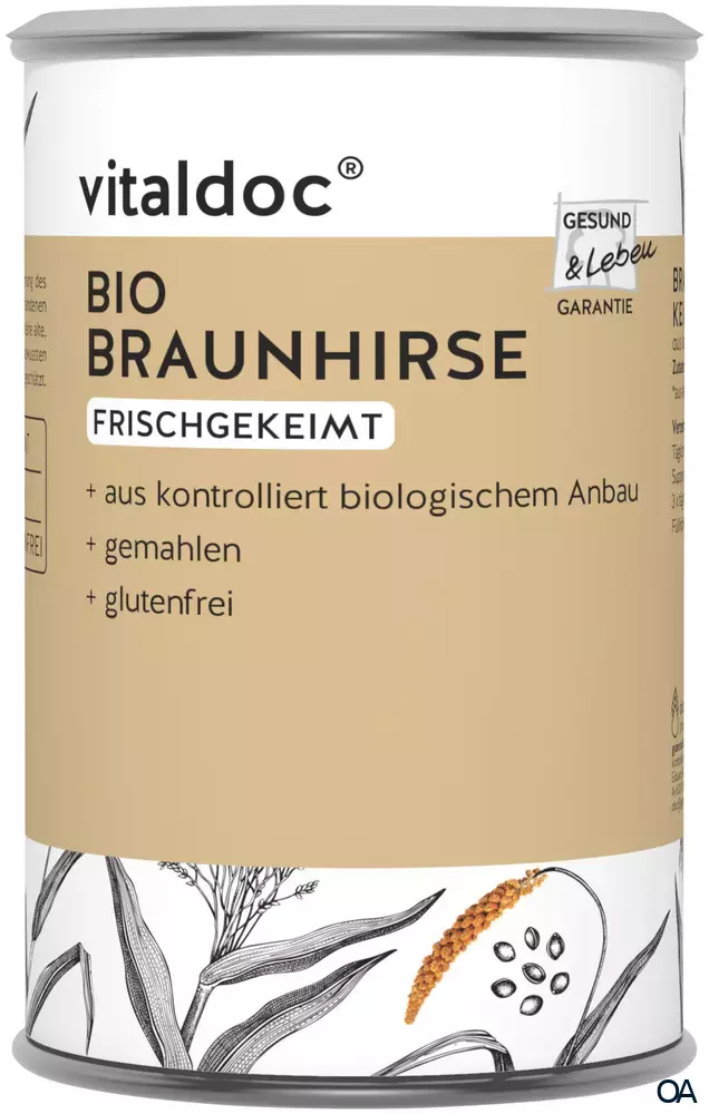 vitaldoc® BIO Braunhirse, frischgekeimt