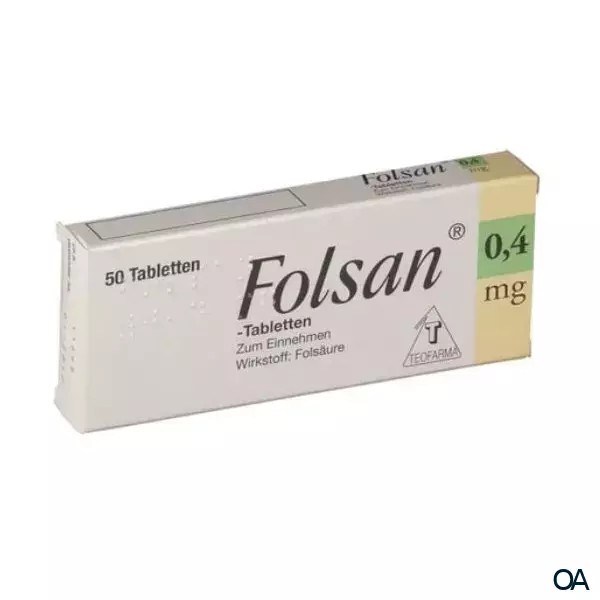 Folsan Tabletten 0,4mg Folsan Tabletten 0,4mg