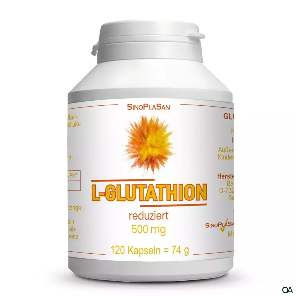 SinoPlaSan L-Glutathion reduziert 500 mg MONO Kapseln SinoPlaSan L-Glutathion reduziert 500 mg MONO Kapseln