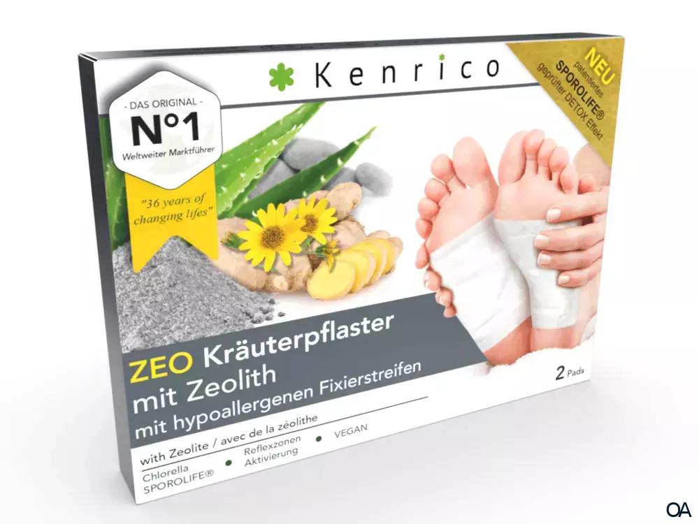 Kenrico Zeo Kräuterpflaster mit Zeolith Kenrico Zeo Kräuterpflaster mit Zeolith
