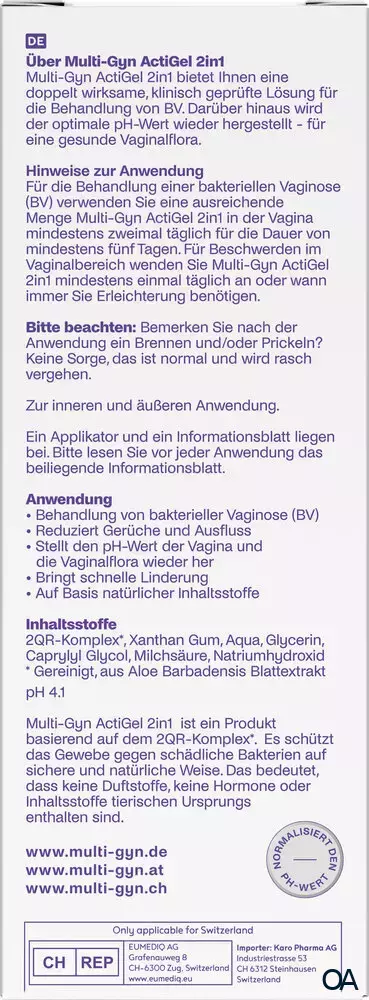 Multi-Gyn® ActiGel 2IN1 + Applikator
