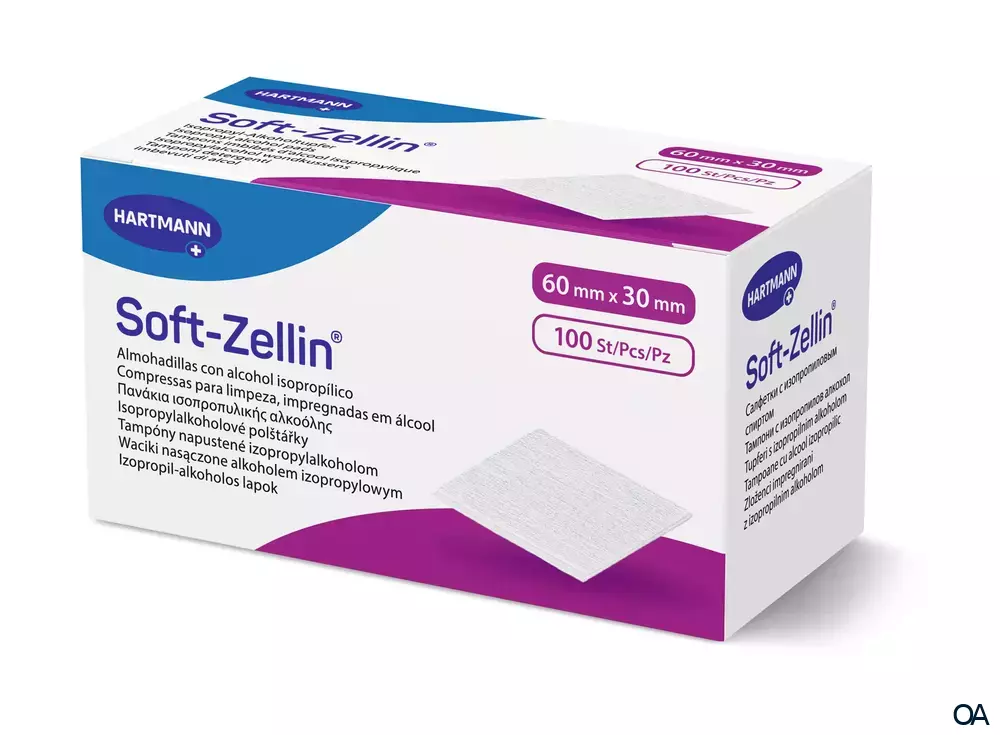 Soft-Zellin® Isopropyl-Alkoholtupfer Soft-Zellin® Isopropyl-Alkoholtupfer